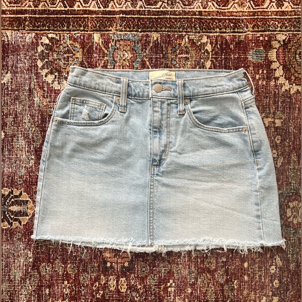 Denim Mini Skirt